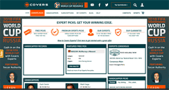 Desktop Screenshot of experts.covers.com